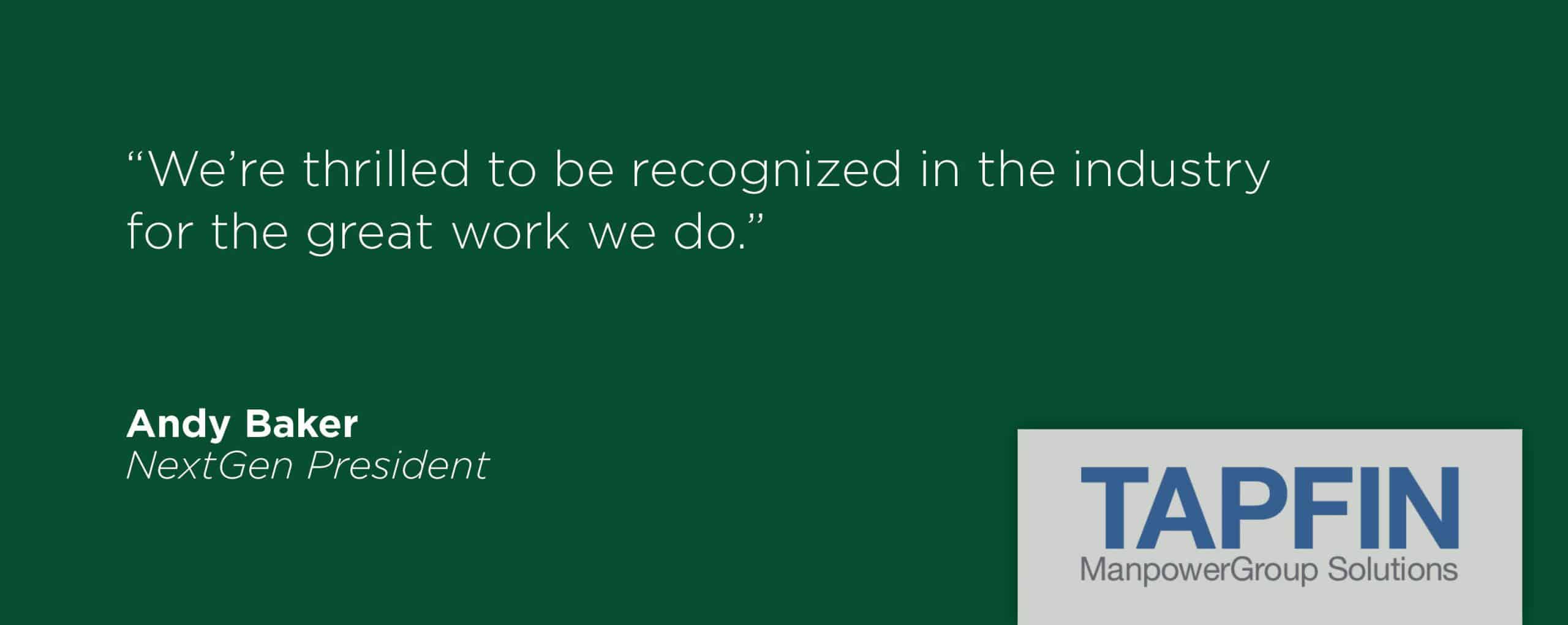 NextGen Recognized as TAPFIN Premier Partner NextGen